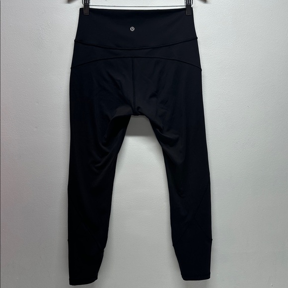 Lululemon In Movement Tight Workout Leggings Pants 25" Everlux Black Size 10 - Picture 4 of 8